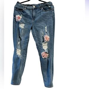 Soho New York & Company Curvy Boyfriend Jeans sz 10